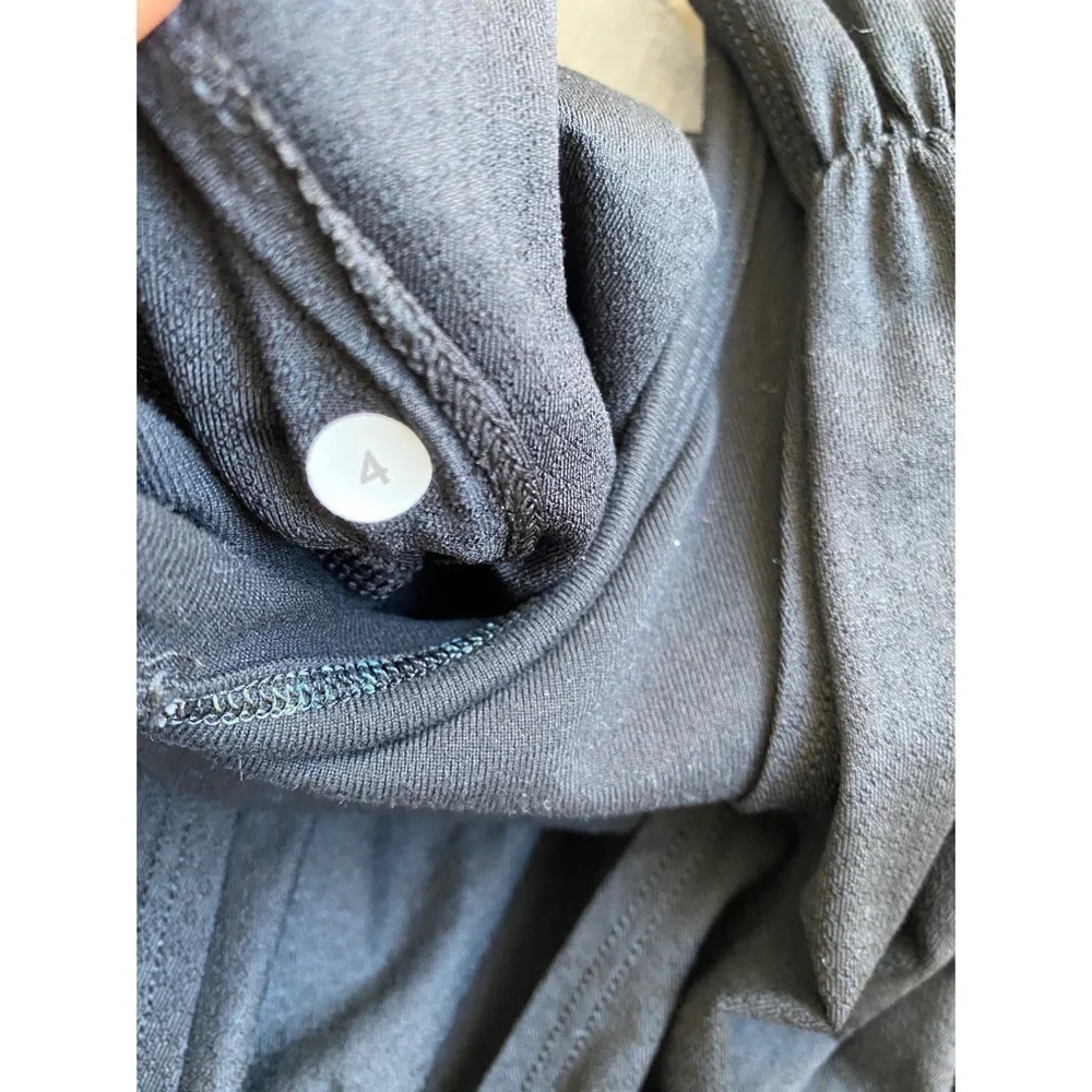 Lululemon No Limits Black Top with built in bra